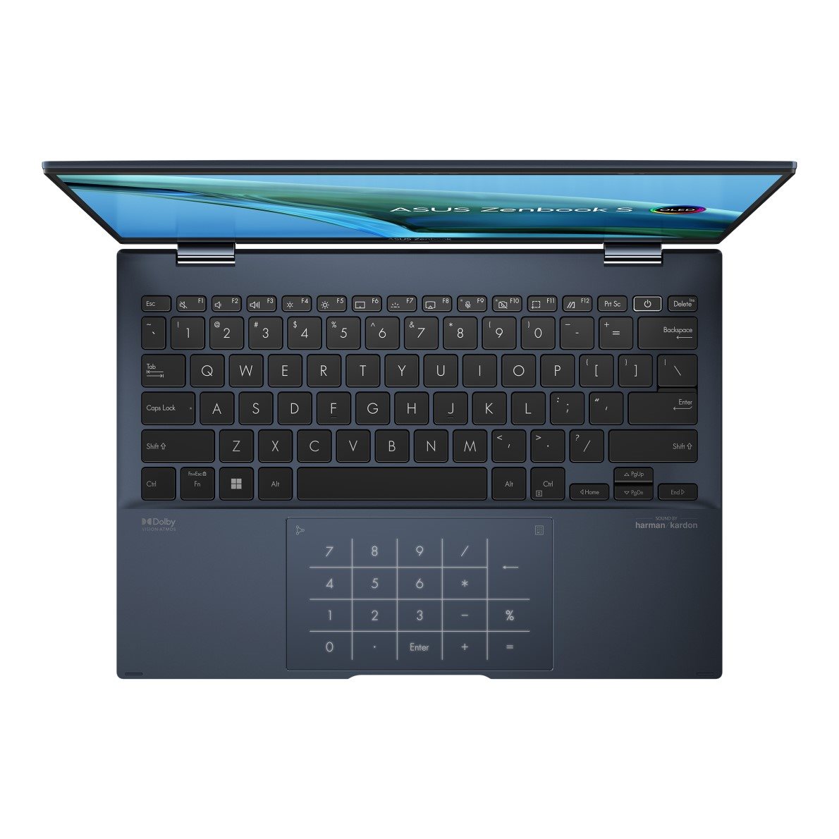 Laptop ASUS Zenbook S 13 Flip OLED UP5302ZA-OLED136W Ponder Blue celokovový