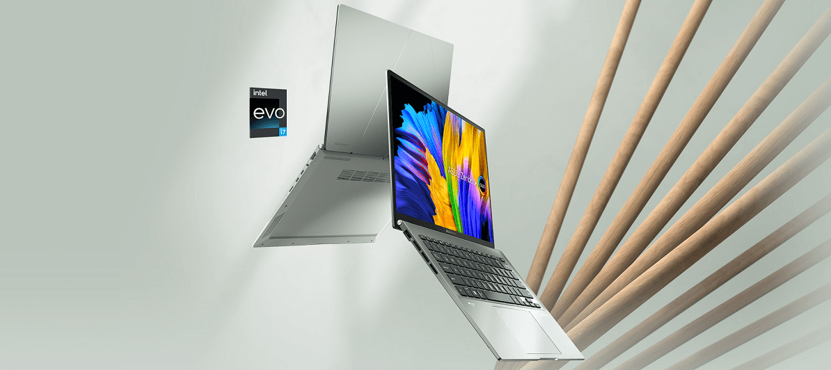Laptop ASUS Zenbook 14 OLED UX3402VA-OLED465W Ponder Blue celokovový