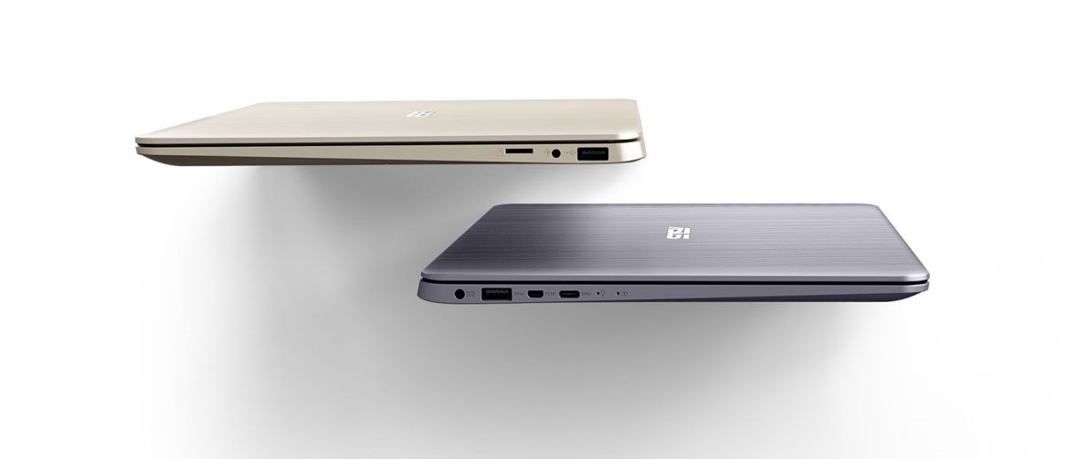 ASUS VivoBook S14, konektory ASUS VivoBook S14, boční pohled