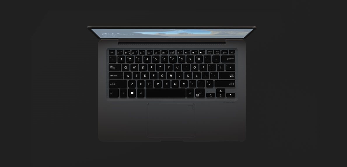 Podsvícená klávesnice ASUS VivoBook S14, podsvícení