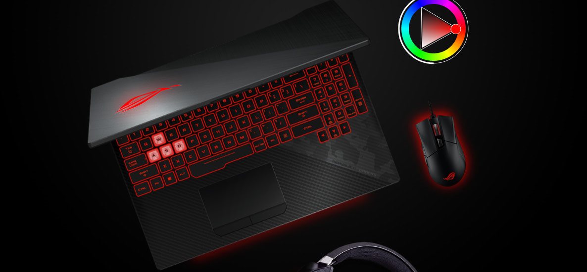 ASUS ROG Strix SCAR II Edition GL504GM, Aura Sync