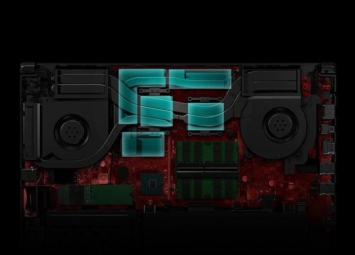 Chlazení ASUS ROG Strix SCAR II Edition