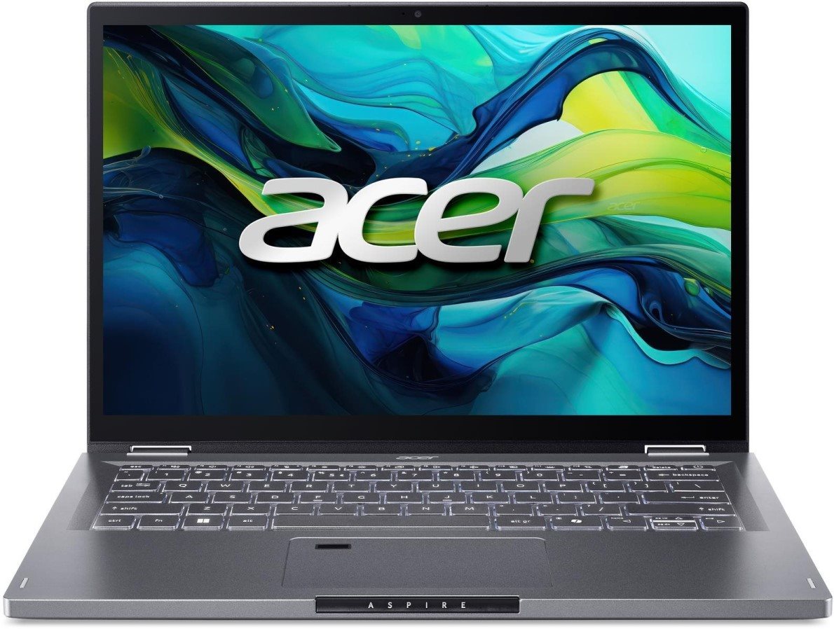 Laptop Acer Aspire Spin 14 Steel Gray kovový + Active Pen