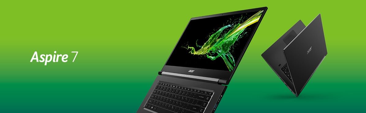 Laptop Acer Aspire 7 Charcoal Black kovový