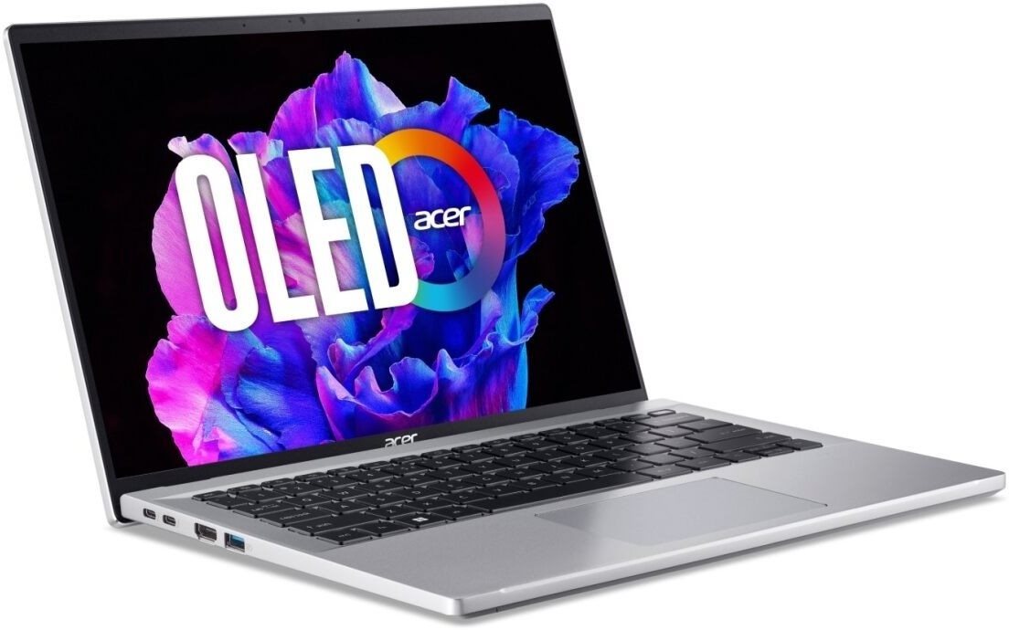 Laptop Acer Swift Go 14 Pure Silver celokovový