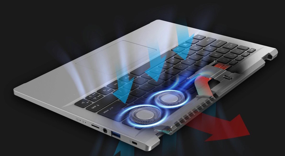 Laptop Acer Swift Go 16 EVO Steel Gray celokovový