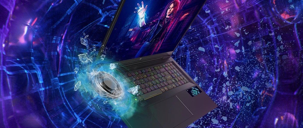 Herný laptop Acer Predator Helios 18 Abyssal Black kovový