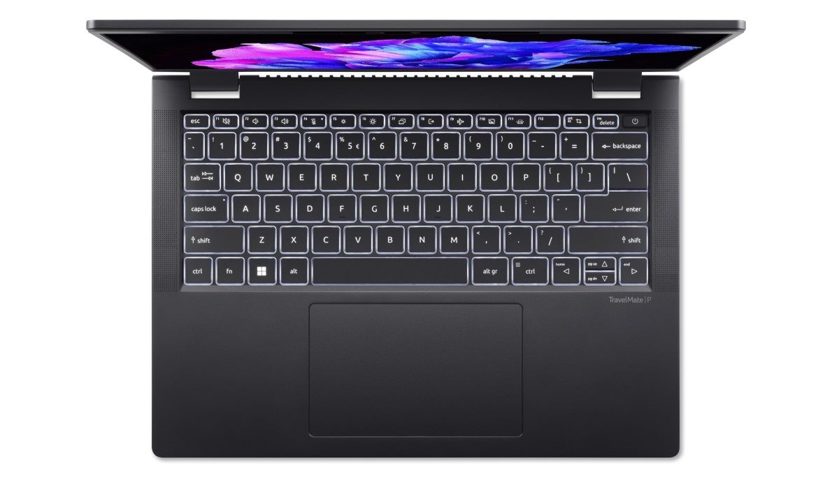 Laptop Acer TravelMate P6 14 EVO Galaxy Black celokovový