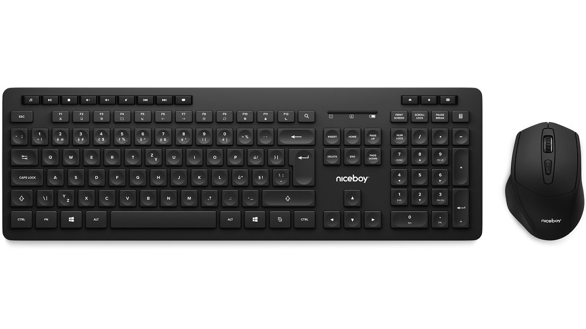 Set klávesnice a myši Niceboy MK10 Combo
