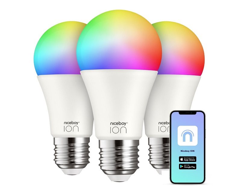 Smart LED žiarovka Niceboy ION SmartBulb RGB E27