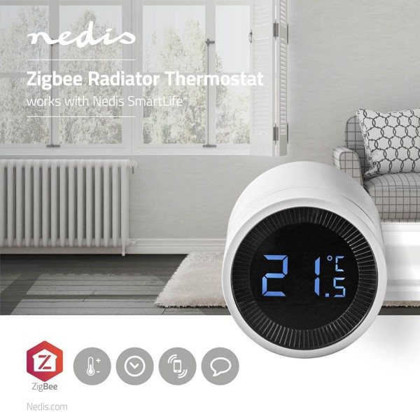 NEDIS ZBHTR10WT Thermostatkopf