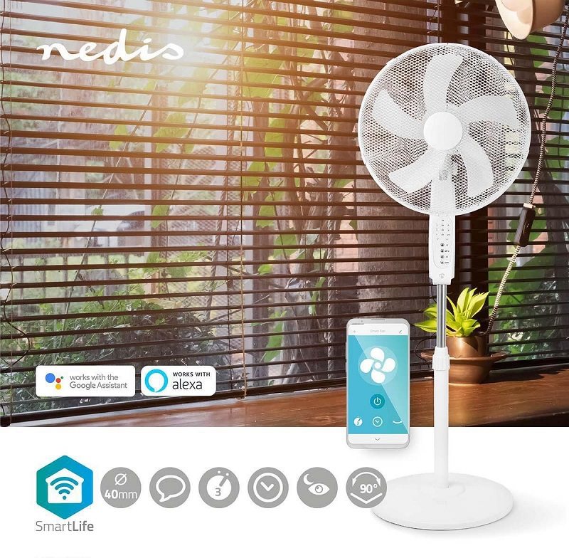Smarter Lüfter NEDIS WIFIFN10CWT Smarter Lüfter NEDIS WIFIFN10CWT