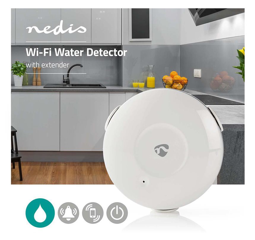 Drahtloser Wasserlecksucher NEDIS WIFIDW10WT