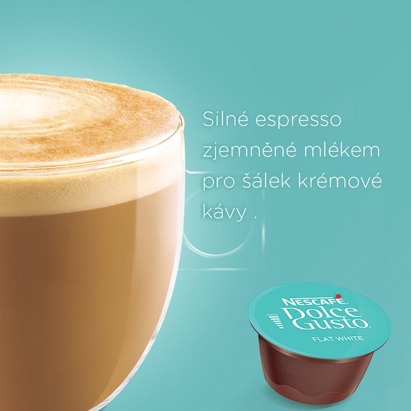 Silné espresso s mlékem