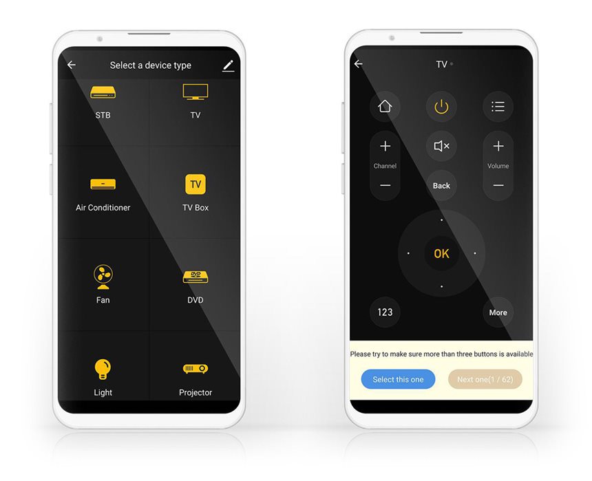 Univerzální WiFi dálkové ovládání NEDIS WIFIRC10CBK