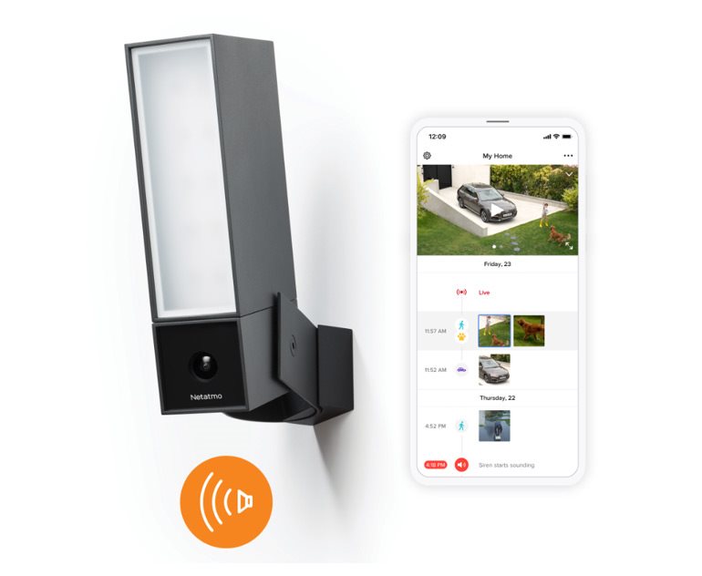 Netatmo Smart Outdoor Camera with Siren