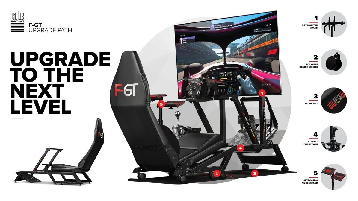 Závodní sedačka Next Level Racing F-GT Cockpit