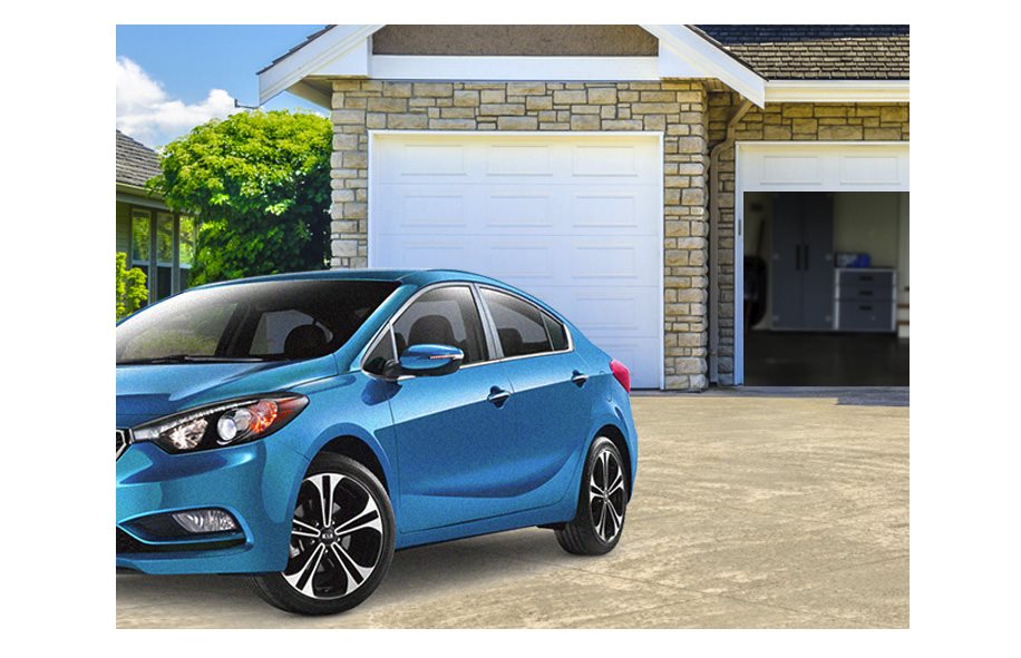 Compatible with two garage doors