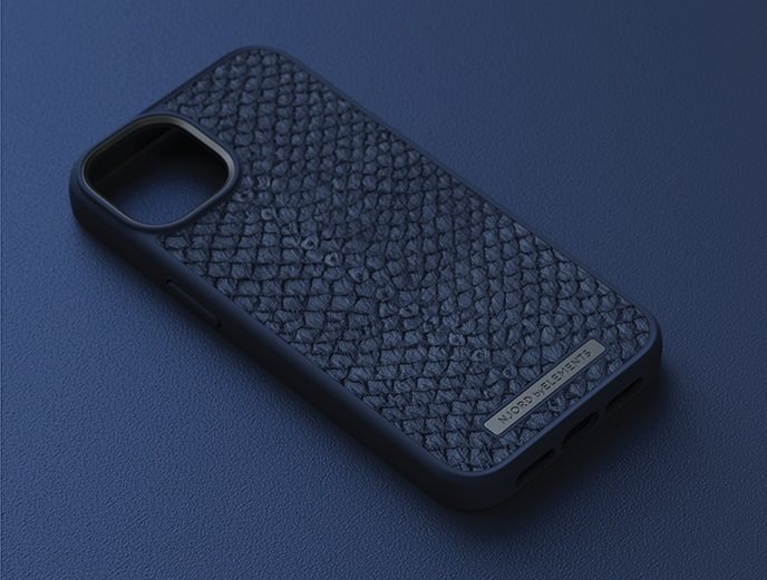 Njord Salmon Leather Magsafe Case für iPhone 14
