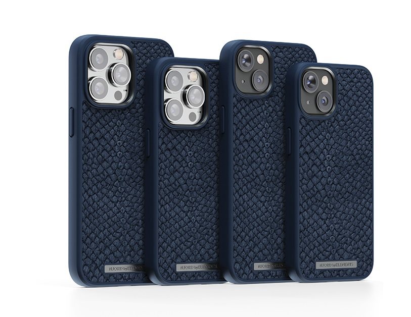 Njord Salmon Leather Magsafe Case für iPhone 14