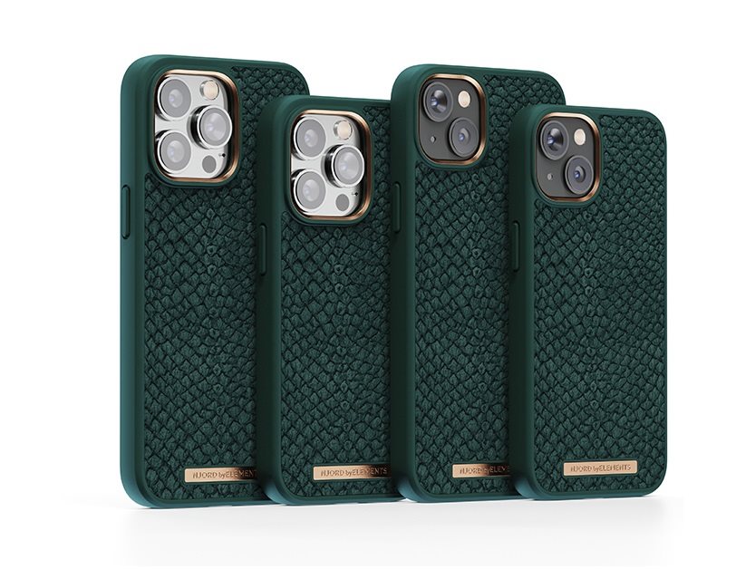 Njord Salmon Leather Magsafe Case