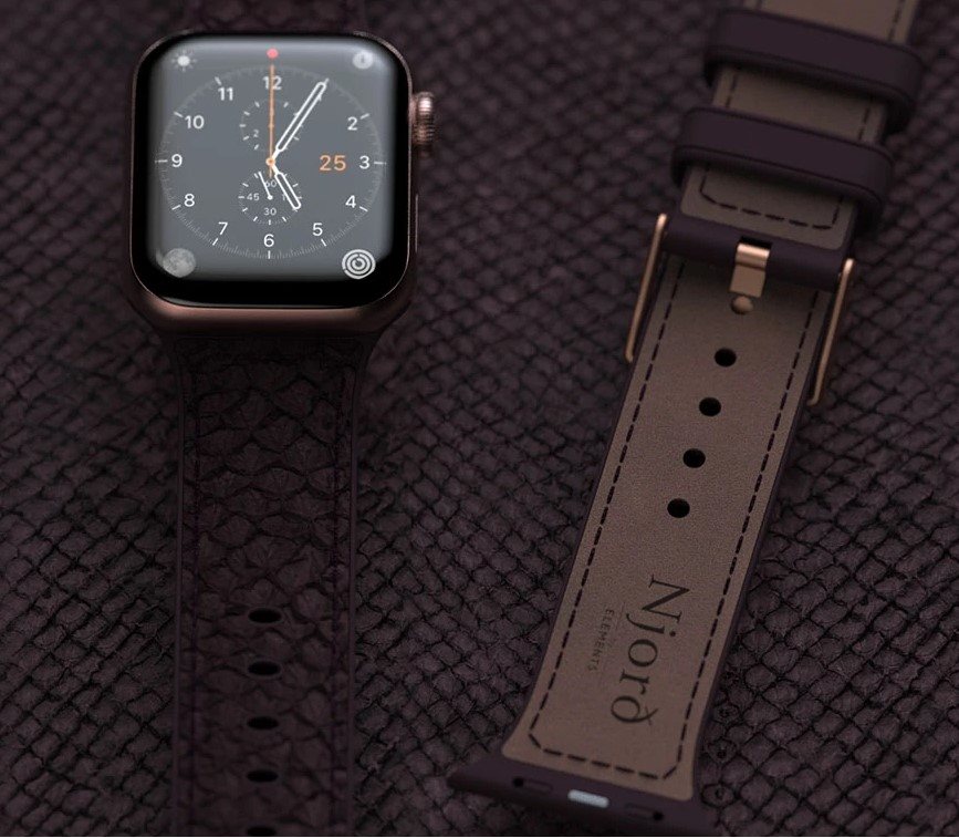 Njord Eldur Watch Strap for Apple Watch 44/45mm Purple Njord Eldur Watch Strap for Apple Watch 44/45mm Purple