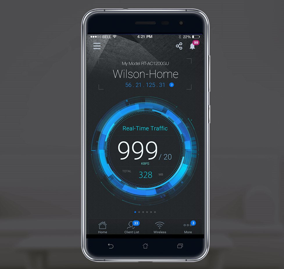 Aplikace ASUS RT-AX88U