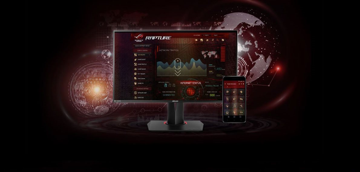 WiFi router ASUS GT-AC5300 ROG