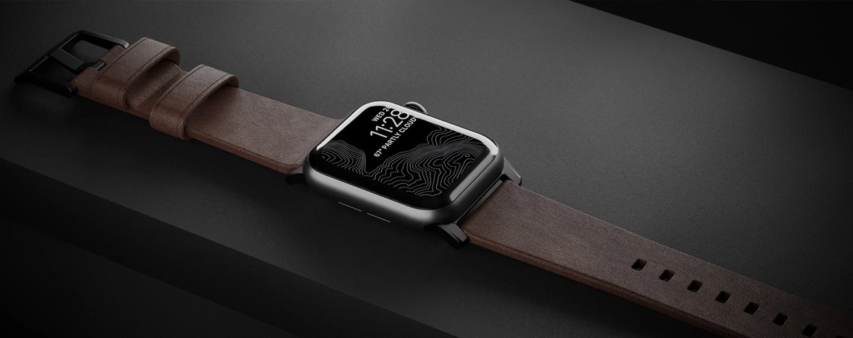 Elegantný kožený remienok Apple Watch
