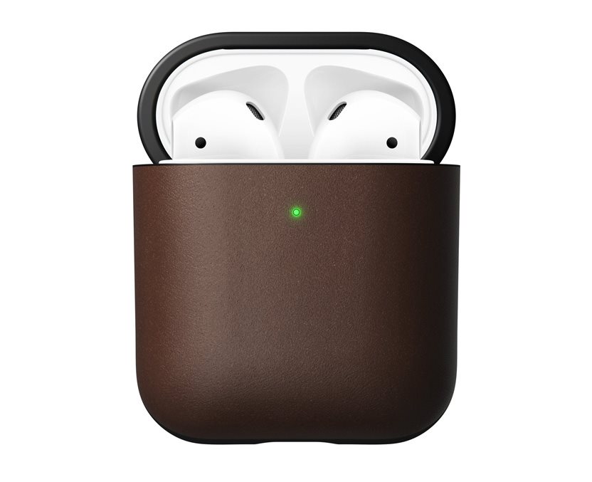 Nomad Leather Case Brown Apple AirPods Nomad Leather Case Brown Apple AirPods