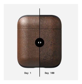 Active Leather Case Brown Apple AirPods