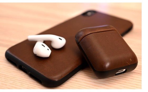 Active Leather Case Brown Apple AirPods