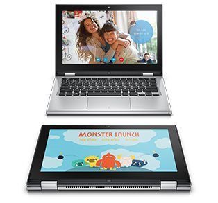 Více režimů používání Dell Inspiron 11z Touch
