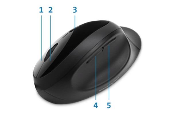 Kensington Pro Fit Ergo K75404EU Ergonomic Wireless Mouse