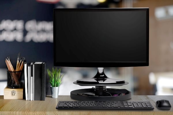 Kensington SmartFit Spin2 24" Height-Adjustable Monitor Stand with 360° Swivel Base