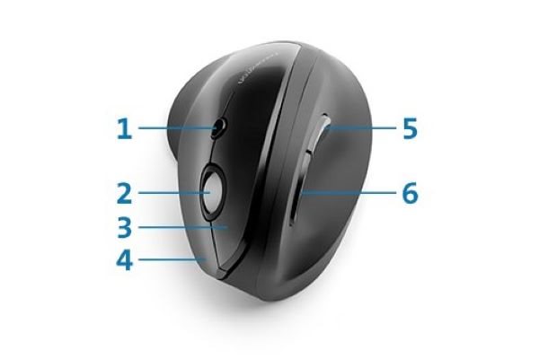 Kensington Pro Fit Ergo K75501EU Vertical Wireless Mouse