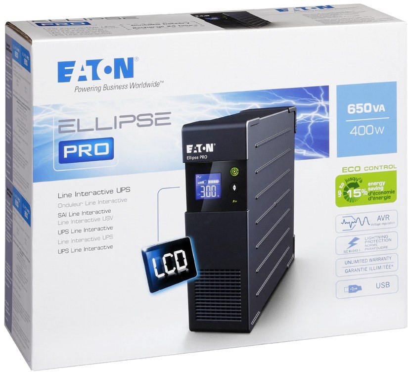 Eaton Ellipse PRO 650 FR USB Eaton Ellipse PRO 650 FR USB