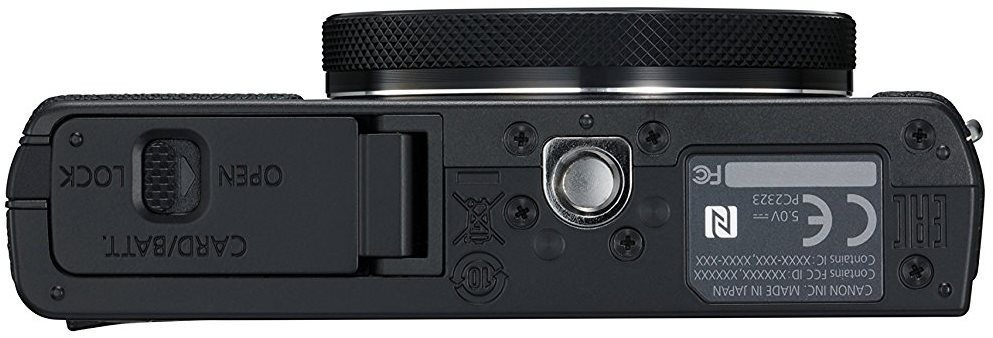 Canon PowerShot G9 X Mark II Bezdrátový přenos fotografií umožňují rozhraní WiFi a Bluetooth