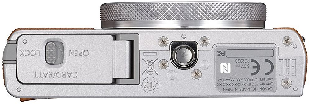 Canon PowerShot G9 X Mark II Bezdrátový přenos fotografií umožňují rozhraní WiFi a Bluetooth
