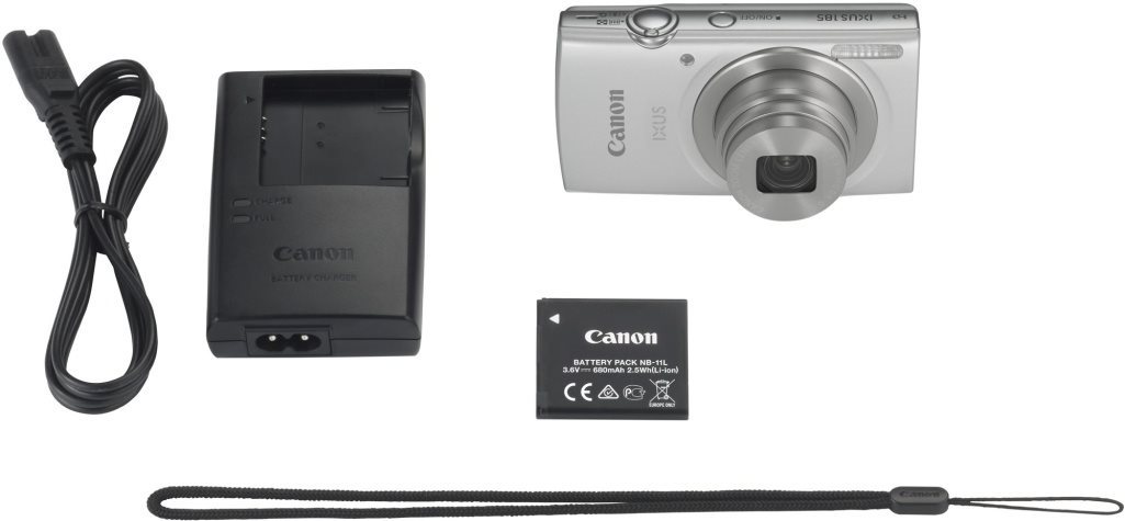 Klíčové vlastnosti fotoaparátu Canon IXUS 185 stříbrný Essential Kit Canon IXUS 185