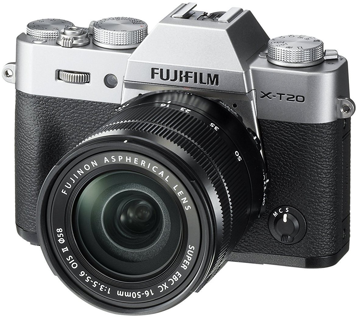 Fujifilm X-T20 silver + XC16-50mm F3.5-5.6 OIS II + XC50-230mm F4.5-6.7 OIS II Fujifilm X-T20 stříbrný + XC16-50mm F3.5-5.6 OIS II + XC50-230mm F4.5-6.7 OIS II