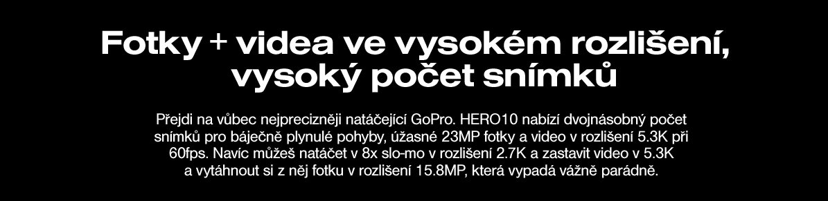 Outdoorová kamera GoPro HERO10 Black
