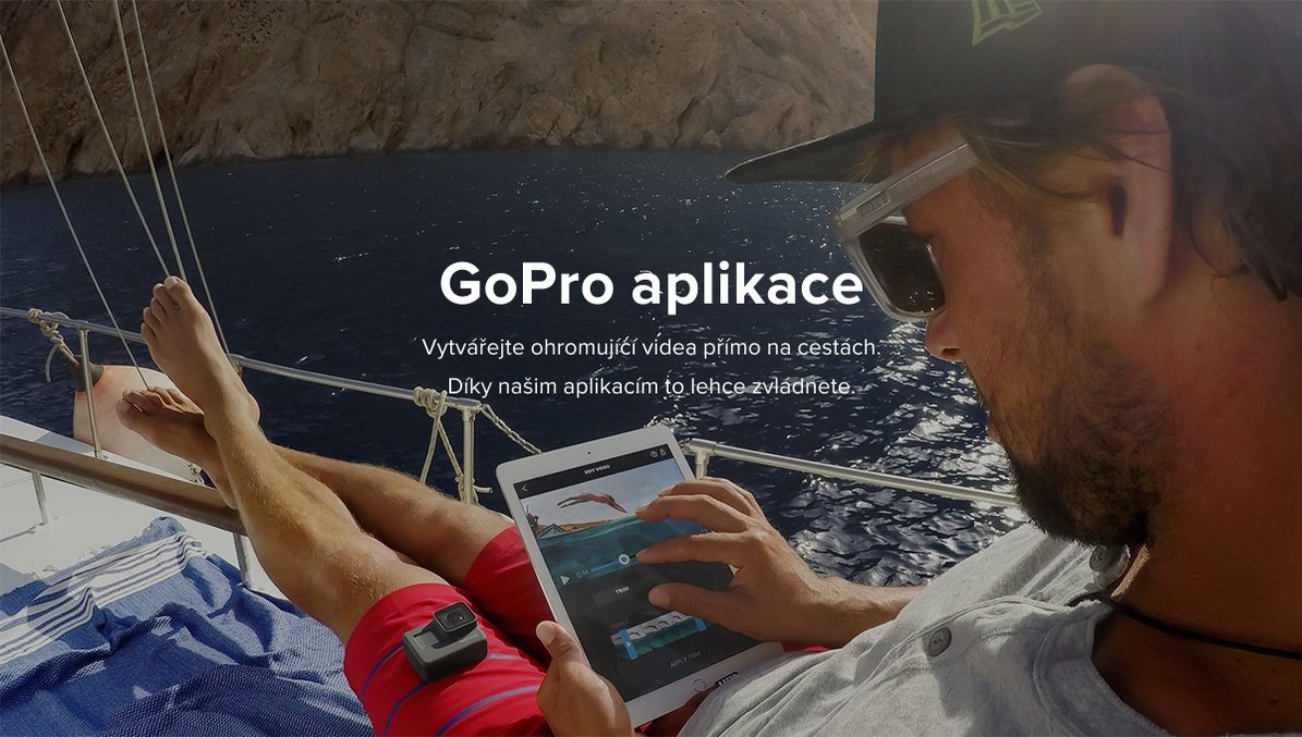GoPro aplikace - Vytvářejte ohromující videa přímo na cestách. Díky našim aplikacím to lehce zvládnete.