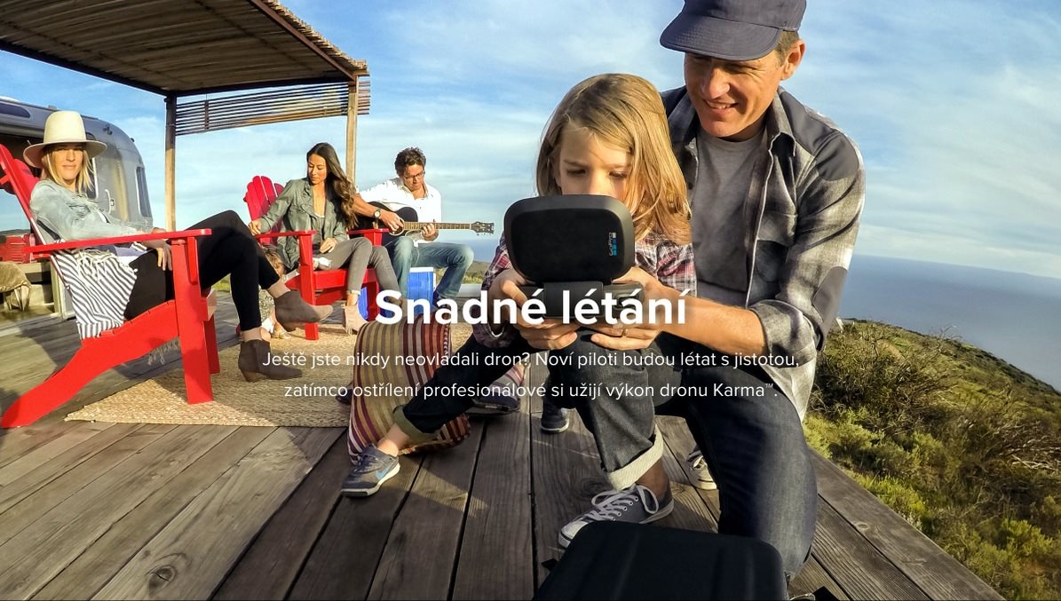 Snadné létání - Ještě jste nikdy neovládali dron? Noví piloti budou létat s jistotou, zatímco ostřílení profesionálové si užijí výkon dronu Karma™.