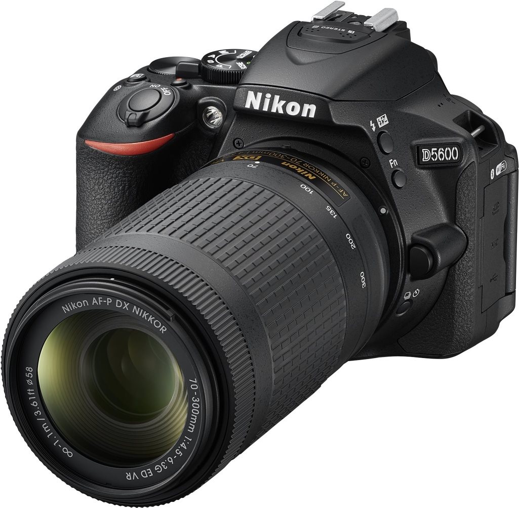 The Nikon D5600 also features sophisticated ergonomics