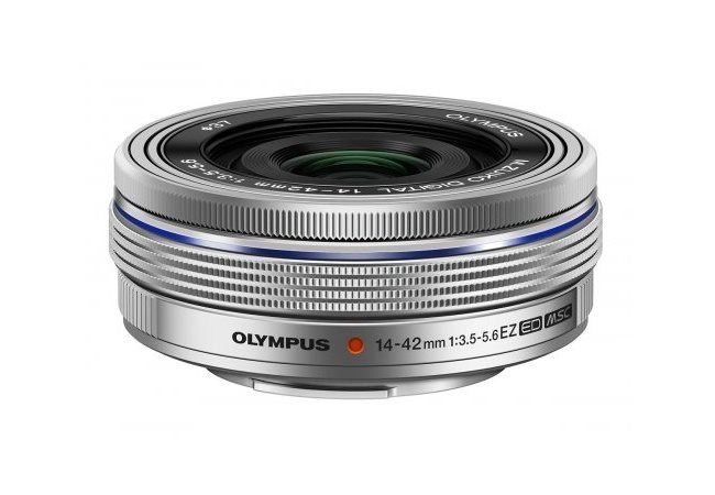 lympus PEN E-PL8 bílý + Pancake objektiv ED 14-42 II R stříbrný