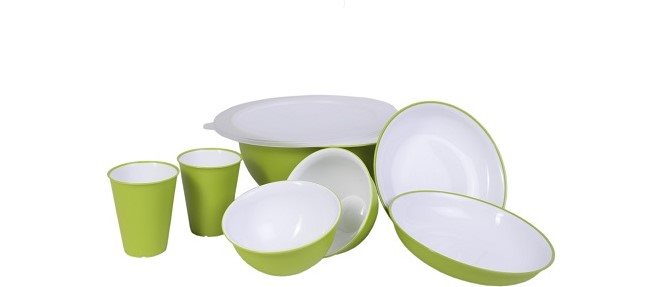 Kempingové nádobí Omada Sanaliving Set 8pcs