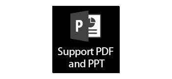 PDF- und PPT-Unterstützung