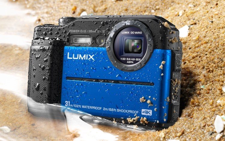 Digitální fotoaparát Panasonic LUMIX DMC-FT7 modrý Digitální fotoaparát Panasonic LUMIX DMC-FT7 modrý