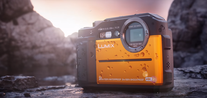 Panasonic LUMIX DMC-FT7 Digital Camera in Orange